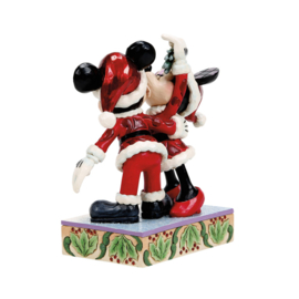 Mickey & Minnie "Mistletoe Moments" H17cm Jim Shore 6018709 PREORDER