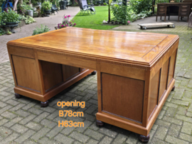 Bureau Partnerdesk 120x180cm H78cm Massief Teakhout