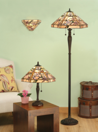 T047W Wandlamp Tiffany B29cm Schelpmodel Climatis