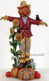 Autumn Scarecrow H18cm Jim Shore 6010679  retired laatste exemplaren.