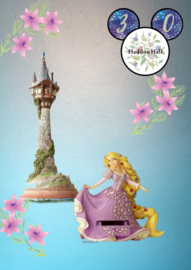 Rapunzel Tower Masterpiece & Rapunzel Treasure Keeper - Set van 2 Jim Shore beelden , retired