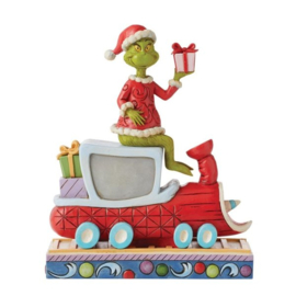 Grinch on Train H20cm Jim Shore 6010776 retired