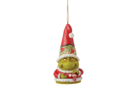 Grinch Gnome Hands Clenched & Ornament - Set van 2 Jim Shore Hanging Ornaments