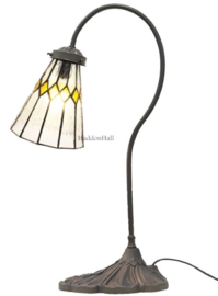 6194 * Bureaulamp H51cm met Tiffany kap Ø15cm Medallion