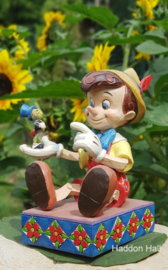 PINOCCHIO Just Give a Little Whistle  19cm Jim Shore 4043647 Pinokkio  retired *