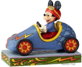 MICKEY "Takes The Lead" H10cm Jim Shore 6000974 retired uit 2018 * beperkte voorraad.