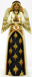 "Black & Gold Santa, Angel & Nutcracker" * H27cm Set van 3 Jim Shore beelden retired