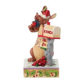Kanga & Roo "Roo's Holiday Wish H13,5cm + BASE COLOR Ø16cm Jim Shore 6018707 PREORDER