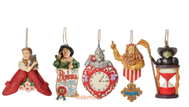 Set van 5 Wizard of Oz Hanging Ornaments - Jim Shore