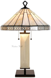 7856 5564 *Tafellamp Tiffany H80cm Ø30cm Serenity