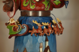 Christmas Joy All Around H25cm Jim Shore 4056590 uit 2016 , zeldzaam en gesigneerd in 2018 verkocht