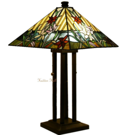 NBS12 5703 Tafellamp Tiffany Tiffany 40x40cm  Paradise
