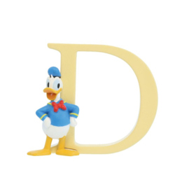 D Donald Duck Disney Letter H7cm , op voorraad