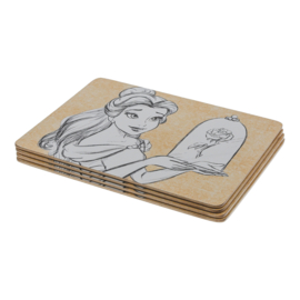 Belle - Set van 4 Placemats 21,5x29cm Enchanting Disney A31831 speciale aanbieding