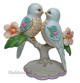 "Perfect Harmony" Lovebirds Figurine H16cm Jim Shore 6010270