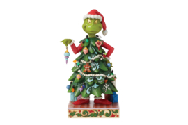 Grinch Dressed as a Christmas Tree H20cm Jim Shore 6015211 , retired