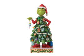 Grinch Dressed as a Christmas Tree H20cm Jim Shore 6015211 *