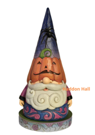 Halloween Gnome H30cm + BASE COLOR Ø16cm Jim Shore 6012742  , retired