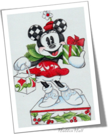 Minnie Christmas with Presents Jim Shore 6010870 retired, laatste exemplaren *