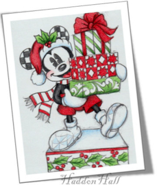 Mickey Christmas with Presents Jim Shore 6010869 retired, laatste exemplaren *