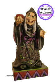 OLD HAG  Take a Bite  H 17cm Jim Shore Heks  Sneeuwwitje  retailer exclusive for Europe 4037508 * retired