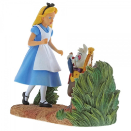 ALICE Figurine "Mr. Rabbit, Wait" H18,5cm Enchanting Disney A29032 retired, laatste exemplaren *