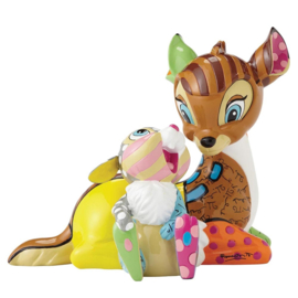 Bambi & Thumper en Lilo & Stitch -  Set van 2 Romero Britto Figurines retired uit 2016 *