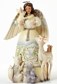 Woodland Angel  24cm Jim Shore 4041084 White Woodland Engel uit 2014  laatste exemplaar *