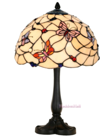 770 * Tafellamp H50cm met Tiffany kap Ø30cm Evolet