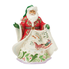 Santa Musical "Magical Sleigh Ride" Jim Shore 6017001FE
