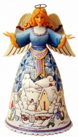 Winter's Wonders  H25cm Jim Shore Engel  uit 2009  , 4016085  Angel retired *