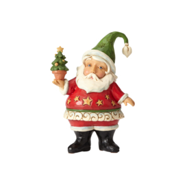 Santa with Tree Mini Figurine H9cm Jim Shore 4058810 * Retired