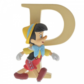 P Pinocchio Disney Letter H7cm A29561