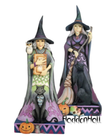 Two-Sided Witch H26cm Jim Shore 6012752 op voorraad