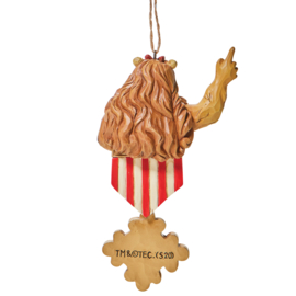 Wizard of Oz - Cowardly Lion Courage Hanging Ornament Jim Shore 6008313 , retired , speciale aanbieding