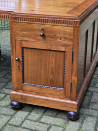 Bureau Partnerdesk 120x180cm H78cm Massief Teakhout