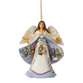 Angel Nativity Open Coat Ornament  Jim Shore 6012980 * Retired , laatste exemplaren