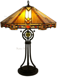 5423 * Tafellamp Tiffany H77cm Ø58cm Durban