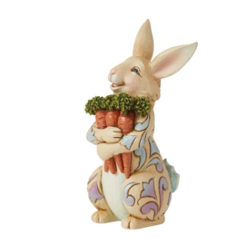 Bunny with Carrots "Simply Ear-resistable" H14,5cm Jim Shore 6014392