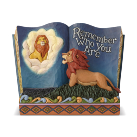 Lion King Storybook  H16cm + Jim Shore Base Kleur Ø22cm  retired *