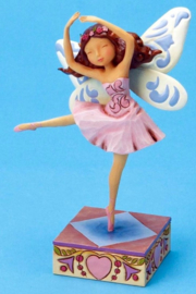 Light as a Feather   12 cm  JIM SHORE Dancing Fairy 4020468 uit 2010 , retired.