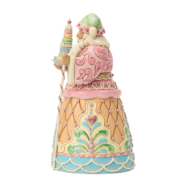 Sweets Pastel Santa with Macaron Staff H26cm Jim Shore 6018891 PREORDER