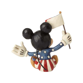 Mickey Patriotic Mini Figurine * H9cm Jim Shore 4056743 , retired, beperkte voorraad