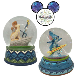 Waterbal , Set van 2 - Lion King & Stitch H18cm Jim Shore *