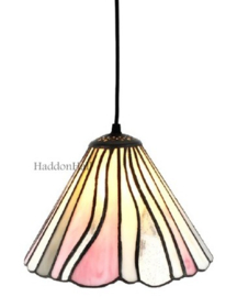 6193 95 * Hanglamp Tiffany Ø20cm Pink Wave