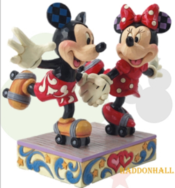 Mickey & Minnie Skating H14cm Jim Shore 6014315 pre-order