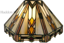 9113 * Hanglamp met 2 Tiffany kappen Ø25cm Durban