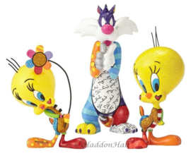 Sylvester & Tweety's - Set van 3 Figurines - Looney Tunes by Britto *