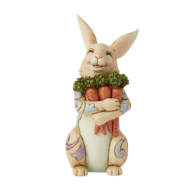 Bunny with Carrots "Simply Ear-resistable" H14,5cm Jim Shore 6014392