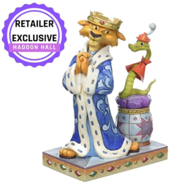 PRINCE JOHN & SIR HISS - Royal Pains  18cm  + Jim Shore Base Color Ø16cm 4050418 retailer exclusive worldwide